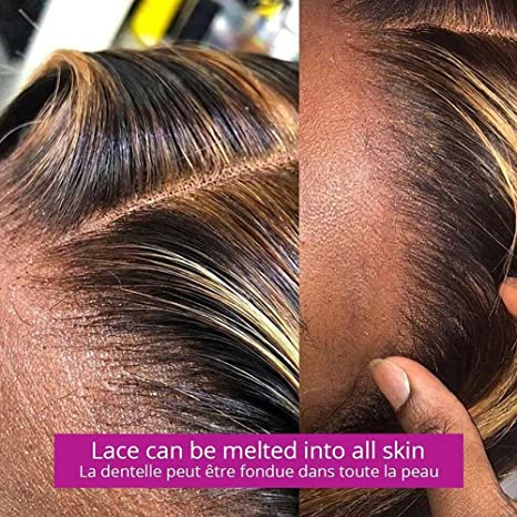 Olada corporal Peluca delantera delantero pelucas de cabello humano brasileño para mujeres negras