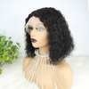 Brasileño corto Bob Bobas Humanas Peluces Part Middle Deep Natural Natural