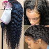 Angelbella dd Diamond Hair sin glúeramiento de la onda profunda de encaje 13x4 pelucas de cabello humano para mujeres negras prejlado