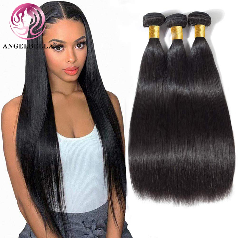 Angelbella Queen Doner Cabello virgen al por mayor 100 cabello humano cabello brasileño ola de cabello bundador