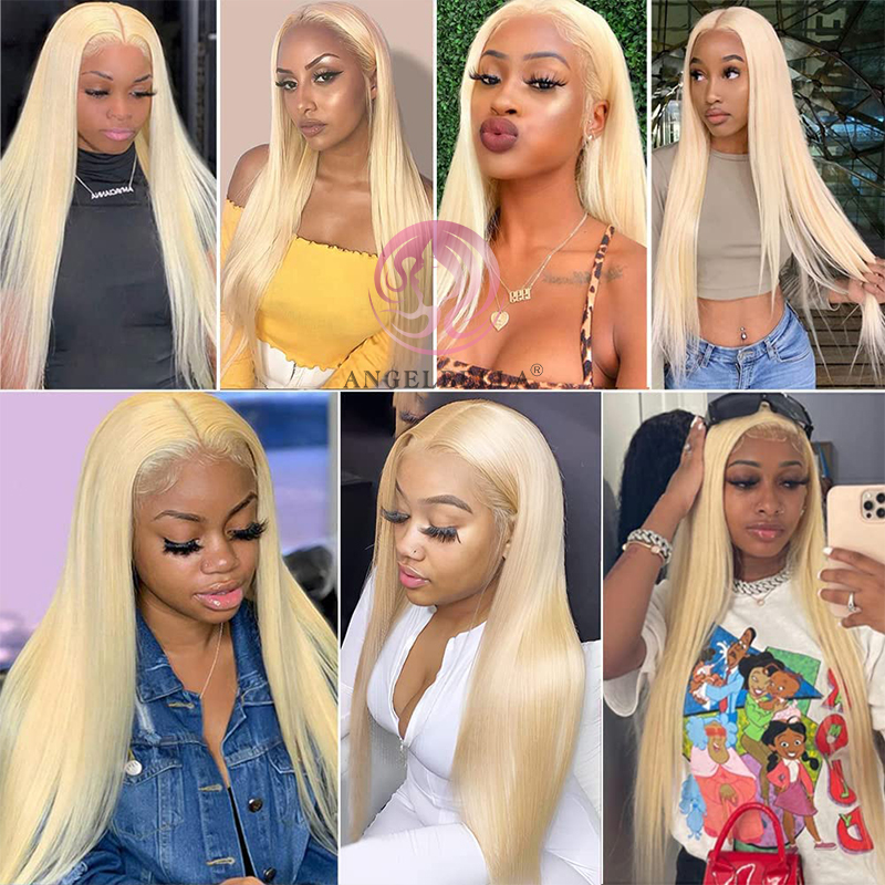Angelbella Glory Cabello virgen chino Hone recto 613 Camino de extensiones de cabello humano crudo de China