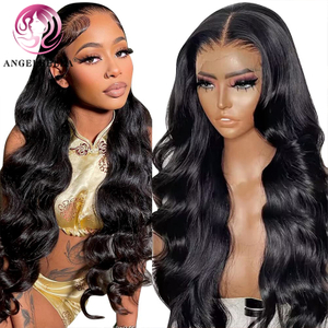 Angelbella DD Diamond Hair 100% Human Hair Wigs Wave Body Wave 13x4 HD Laces frontales vendedores