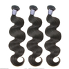 Cabello brasileño 3 paquetes con cierre de ola de cuerpo Remy Human Hair Extensions Bundles con cierre 