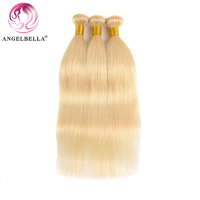 Angelbella Queen Doner Virgin Hair Raw Brasil 613# Straight 100% Human Hair Bundles
