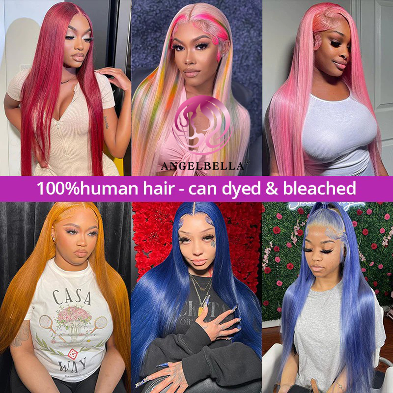  Angelbella Queen Doner Cabello virgen de 20 pulgadas 613 13x4 Cabello humano sin glucos de encaje frontal