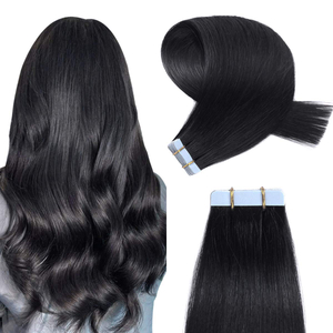 Cinta en extensiones de cabello 20 pulgadas 40pcs 100 g de cinta recta en extensiones de cabello humano