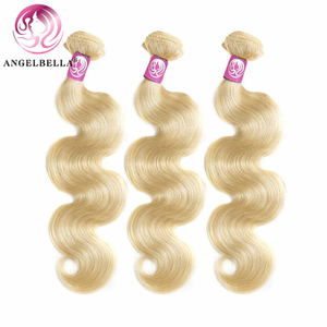 Angelbella Queen Doner Cabello virgen 613 Extensiones de cabello humano brasileño Bundles