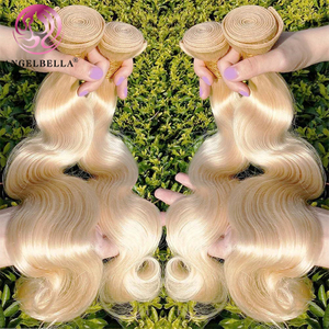 Angelbella Queen Doner Virgin Hair Beauty 613 Brasil Body Wave Raw Human Bundle 
