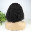 Pelucas de cabello humano bob de encaje 13x4 parte delantera ola profunda