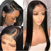 Suministro de belleza HD Swiss Transparent Frontal Silk Lace Closurec Wigs 