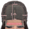 Pelucas frontales de encaje transparente cabello humano 13x4x1 t