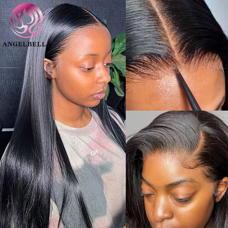 Angelbella DD Diamond Cabello de 30 pulgadas Peluca delantera 13x4 HD PELACIÓN PREPLECADAS PELOLAS HUMANAS RECUidas para mujeres negras